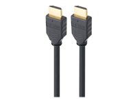 iMicro - High Speed - HDMI cable with Ethernet - HDMI male to HDMI male - 6 ft - black - solid conductors, 4K60Hz support