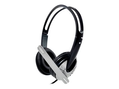 iMicro SP-IMME282 - Headset - on-ear - wired - USB-A - black