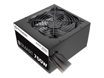 Thermaltake SMART White 700W - Power supply (internal) - ATX12V 2.3 - 80 PLUS - AC 100-240 V - 700 Watt - active PFC - black
