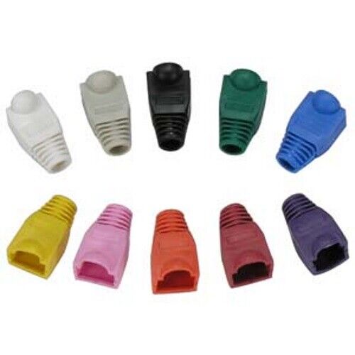 RJ45 Connector Cat5 Cat6 Modular End Cap Boot Cover Head Plug (individual) 1PC