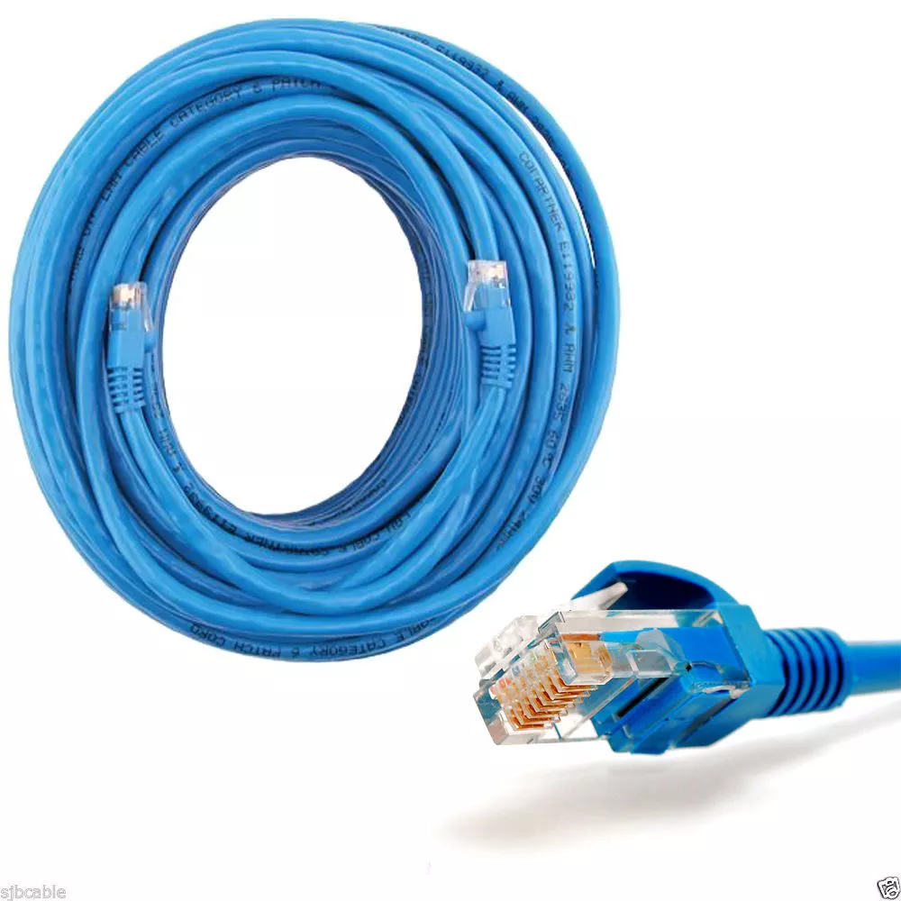 Cat6 Patch Cord Cable  Ethernet   LAN RJ45 UTP (25 feet)