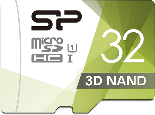 Silicon Power 32GB 3D NAND High Speed MicroSD Card with Adapter