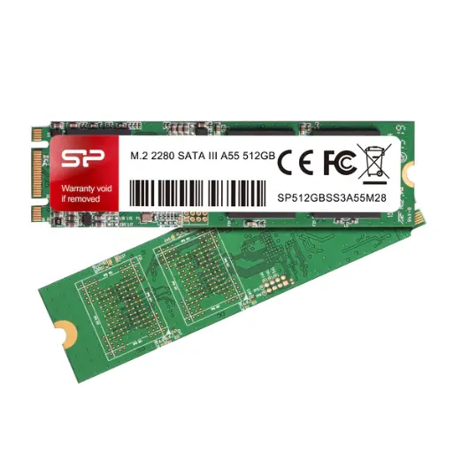 Silicon Power A55  M.2 2280 SATA III Internal Solid State Drive - 512GB