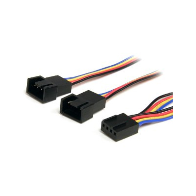 [FAN4SPLIT12] StarTech 12in 4 Pin Fan Power Splitter C