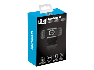 [W2107005252] Adesso CyberTrack H4 - Webcam - color - 2.1 MP - 1920 x 1080 - 1080p - audio - wired - USB 2.0 - MJPEG, YUV2 - TAA Compliant