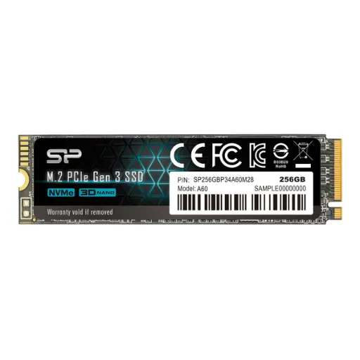 [4713436129646] Silicon Power P34A60  NVMe PCIe Gen3x4 M.2 2280 Internal Solid State Drive 512GB