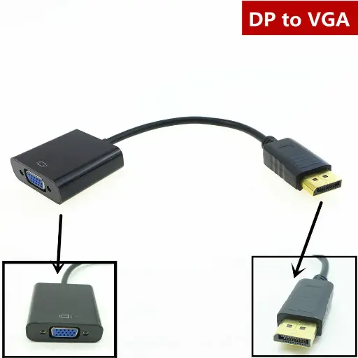 Display Port DP to VGA Adapter Cable cord